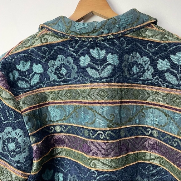 [Coldwater Creek] Women's Southwestern Vintage Button Down Tapestry Jacket - Picture 5 of 5